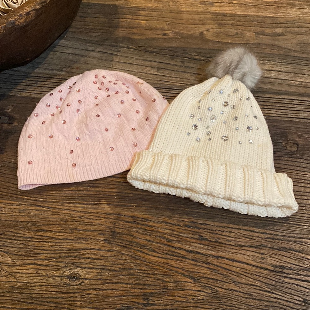 Set of sparkly beanies 💕